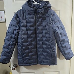 Boys YOUTH LG UNDER ARMOUR Blue Puffer Jacket